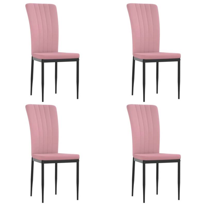 vidaXL Esszimmerstühle 4 Stk Rosa Samt 326108 vidaXL Esszimmerstühle 4 Stk Rosa Samt 326108 von VIDAXL