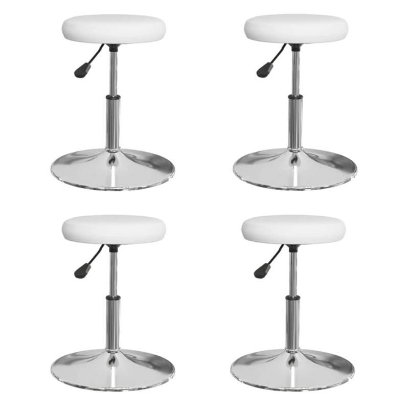 vidaXL Esszimmerstühle 4 Stk Weiß Kunstleder 3085578 vidaXL Esszimmerstühle 4 Stk Weiß Kunstleder 3085578 von VIDAXL