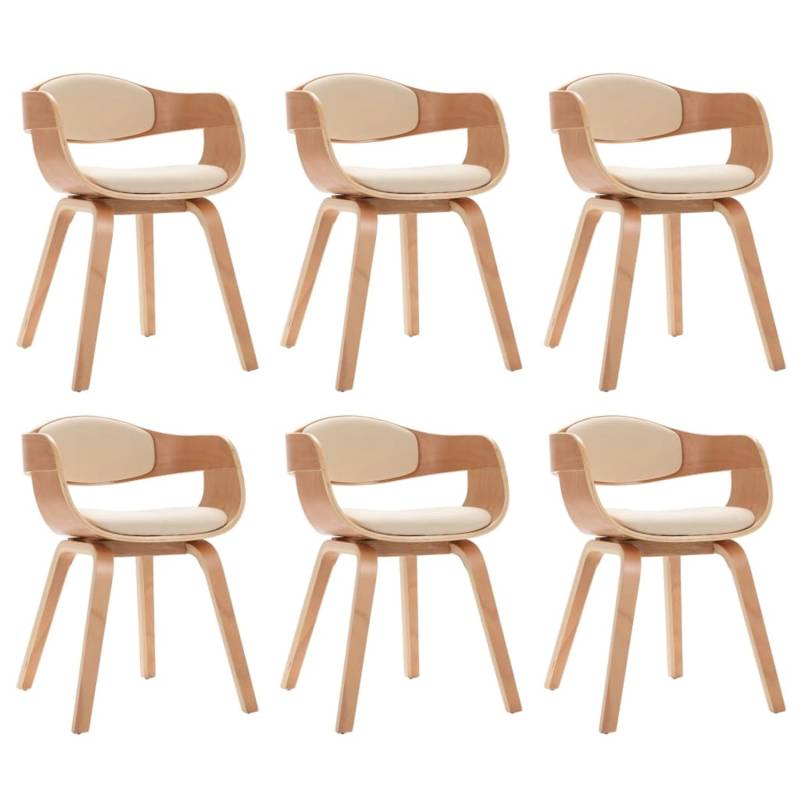 vidaXL Esszimmerstühle 6 Stk Bugholz und Kunstleder 3054817 vidaXL Esszimmerstühle 6 Stk Bugholz und Kunstleder 3054817 von VIDAXL