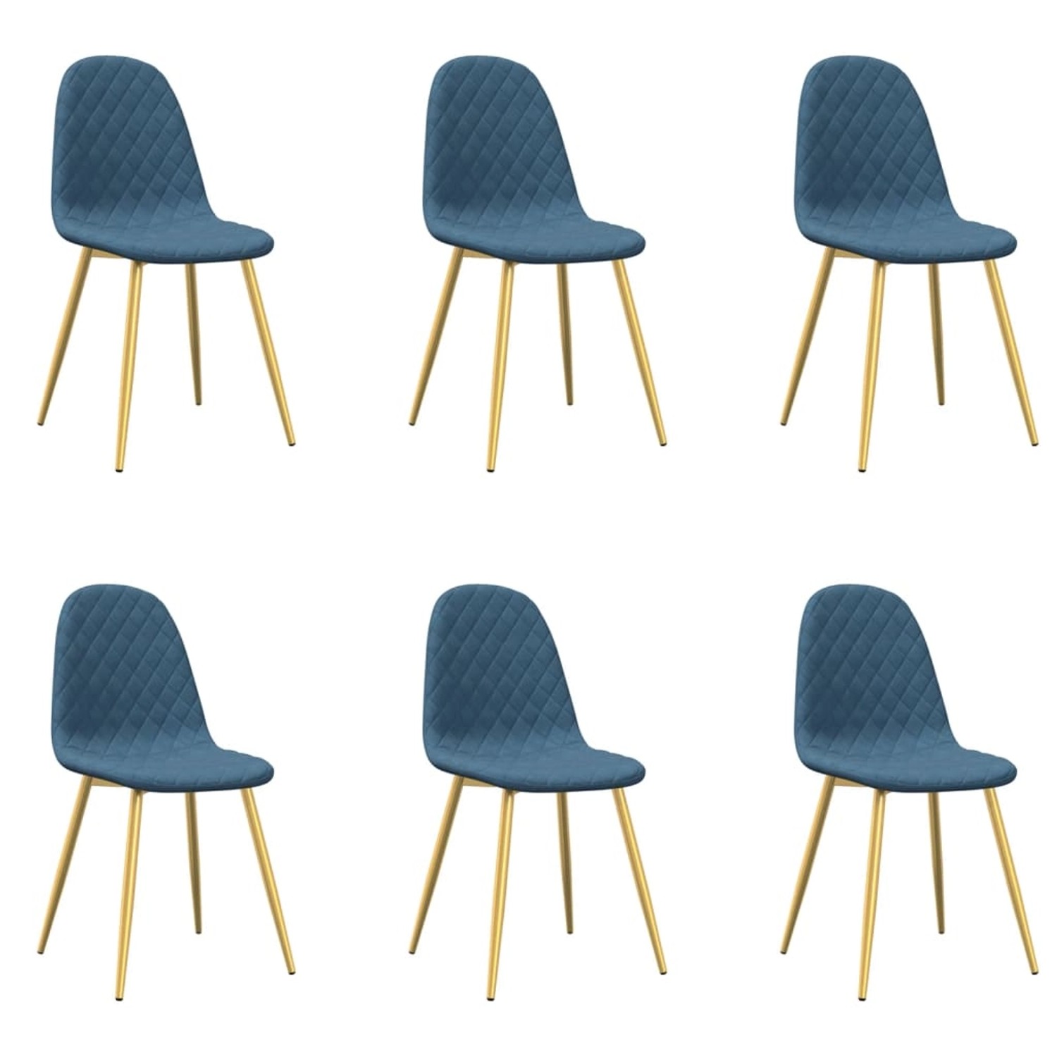 vidaXL Esszimmerstühle 6 Stk Hellgrau Samt 3082870 vidaXL Esszimmerstühle 6 Stk Hellgrau Samt 3082870 von VIDAXL