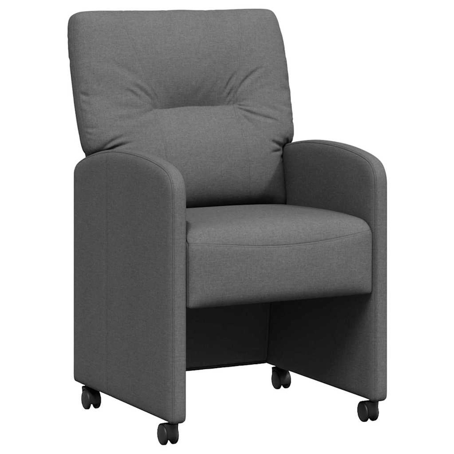 vidaXL Esszimmerstühle mit Rollen 2 Stk Dunkelgrau 57 x 67 x 95 cm 42017848 vidaXL Esszimmerstühle mit Rollen 2 Stk Dunkelgrau 57 x 67 x 95 cm 42017848 von VIDAXL