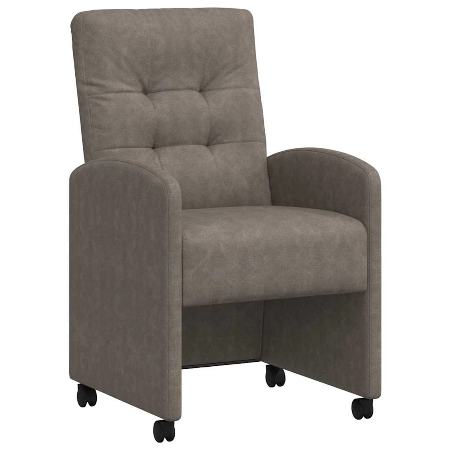 vidaXL Esszimmerstühle mit Rollen 2 Stk Grau 57 x 67 x 98 cm 42017894 vidaXL Esszimmerstühle mit Rollen 2 Stk Grau 57 x 67 x 98 cm 42017894 von VIDAXL