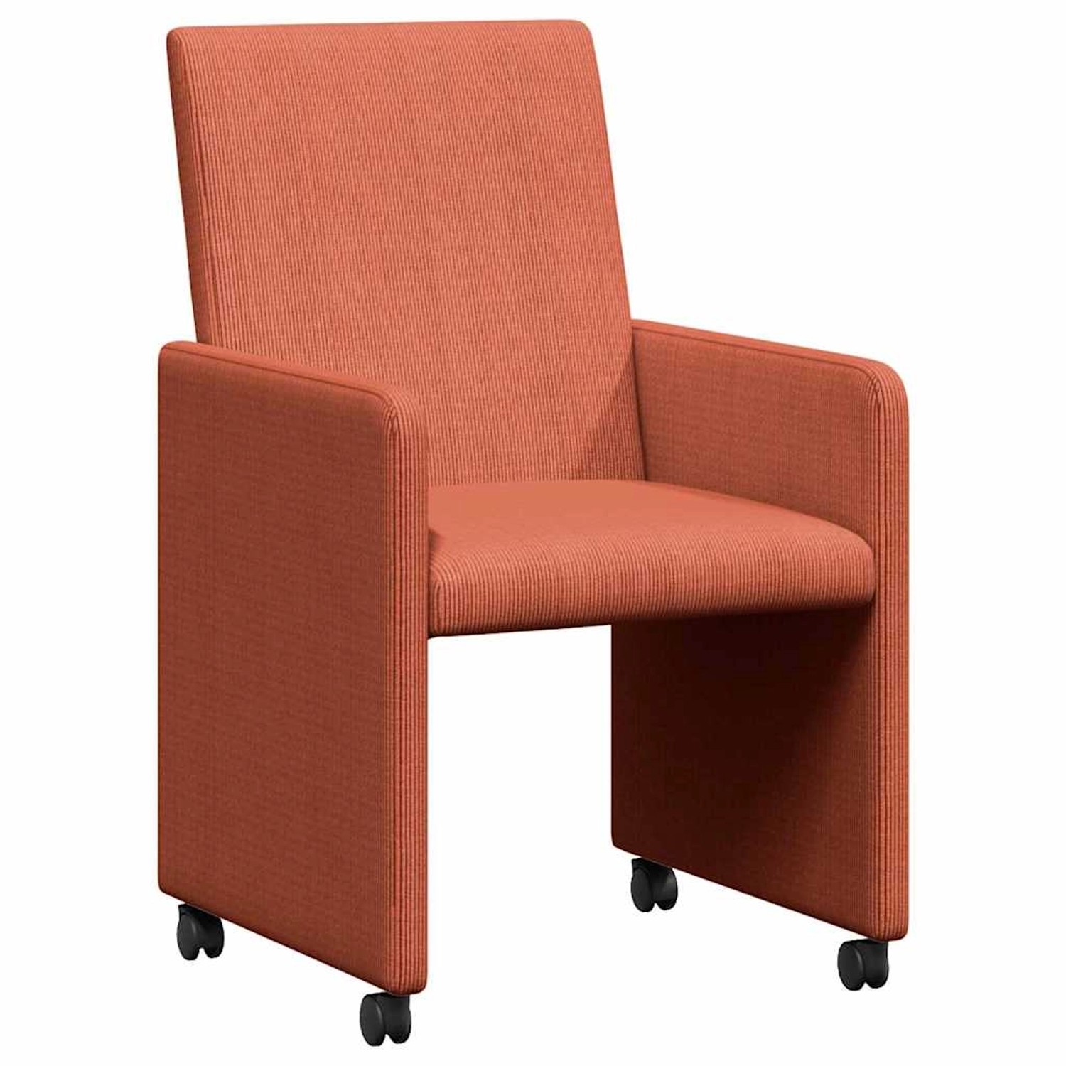 vidaXL Esszimmerstühle mit Rollen 2 Stk Rot orange 57 x 66 x 94 cm 42017806 vidaXL Esszimmerstühle mit Rollen 2 Stk Rot orange 57 x 66 x 94 cm 42017806 von VIDAXL