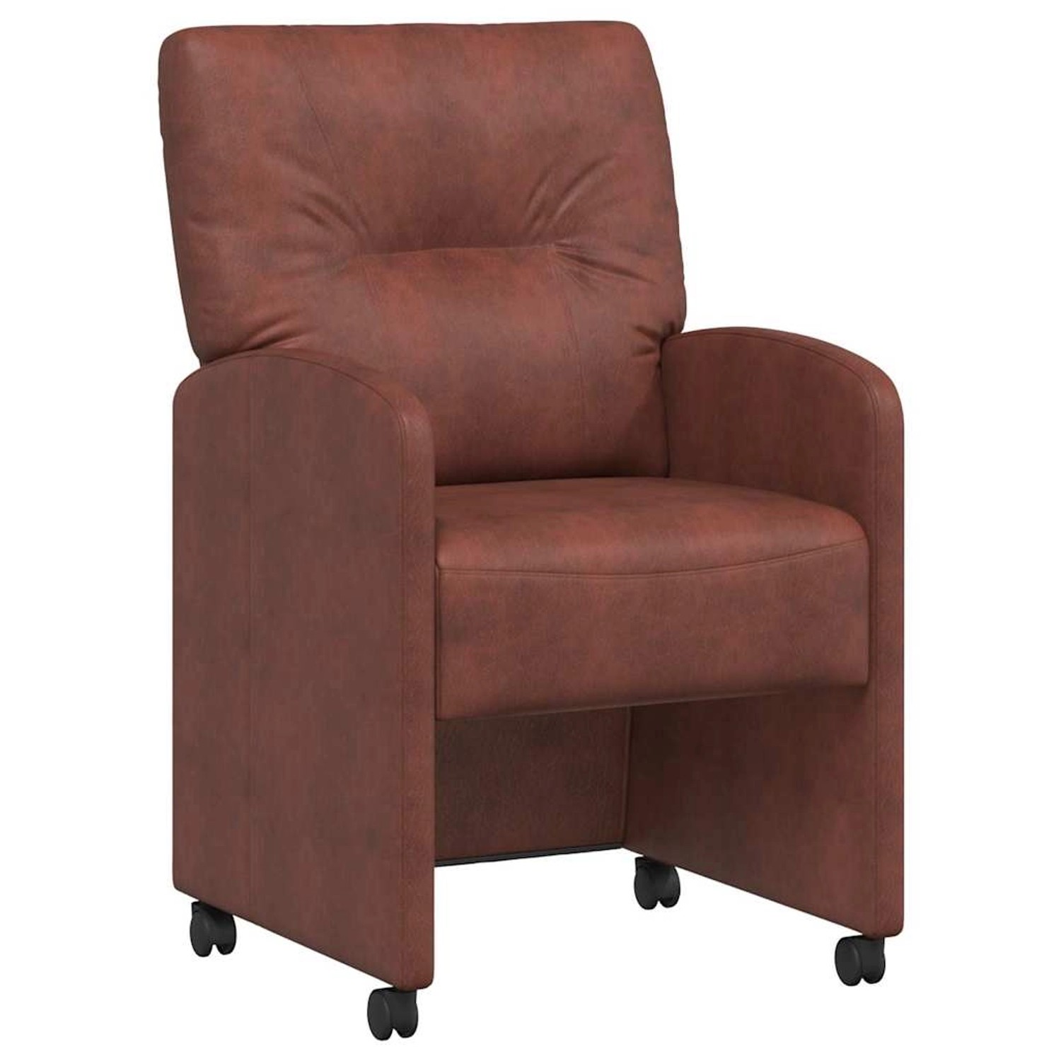 vidaXL Esszimmerstühle mit Rollen mit Rädern 2 Stk Glänzendes Braun 42017842 vidaXL Esszimmerstühle mit Rollen mit Rädern 2 Stk Glänzendes Braun 42017842 von VIDAXL