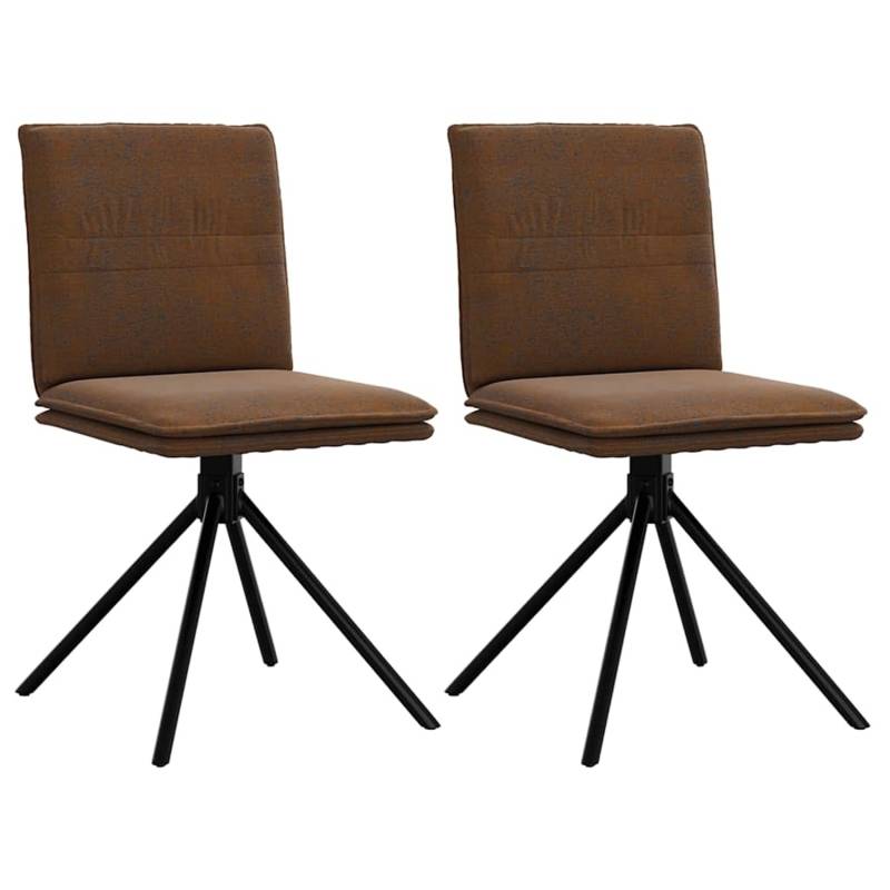 vidaXL Esszimmerstuhl Braunes Wildlederimitat 4101278 vidaXL Esszimmerstuhl Braunes Wildlederimitat 4101278 von VIDAXL