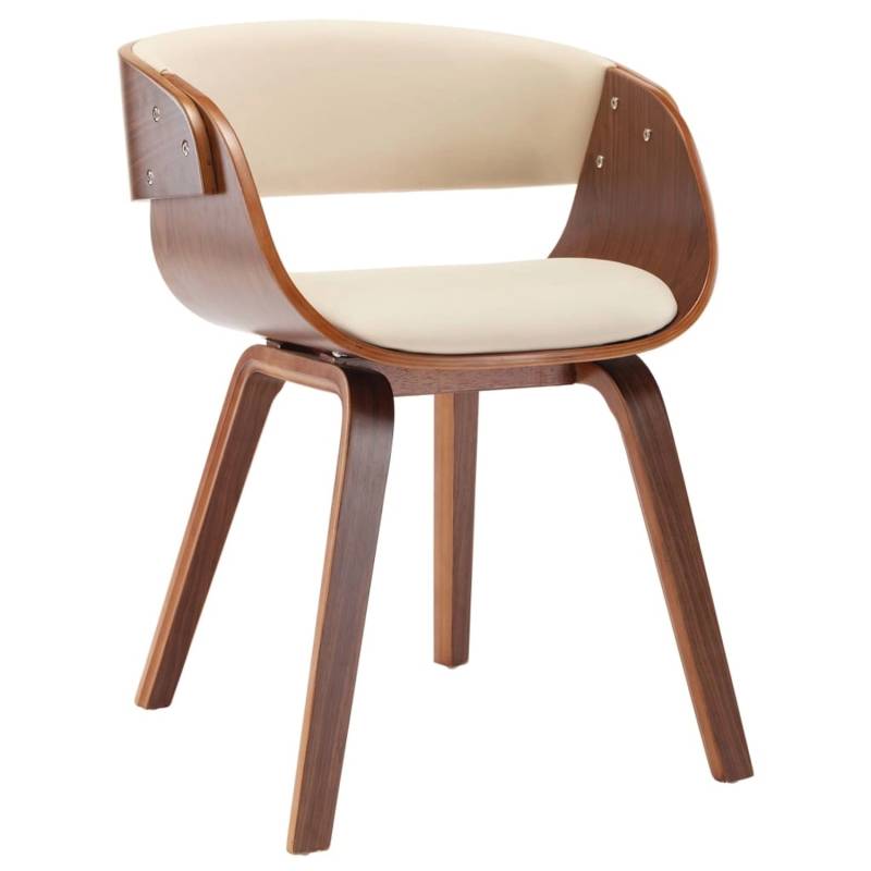 vidaXL Esszimmerstuhl Creme Bugholz und Kunstleder 283110 vidaXL Esszimmerstuhl Creme Bugholz und Kunstleder 283110 von VIDAXL