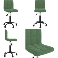 vidaXL Esszimmerstuhl Drehbar Dunkelgrün Samt vidaXL Esszimmerstuhl Drehbar Dunkelgrün Samt von VIDAXL