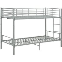 Etagenbett Grau Metall 90×200 cm vidaXL187620 von BONNEVIE