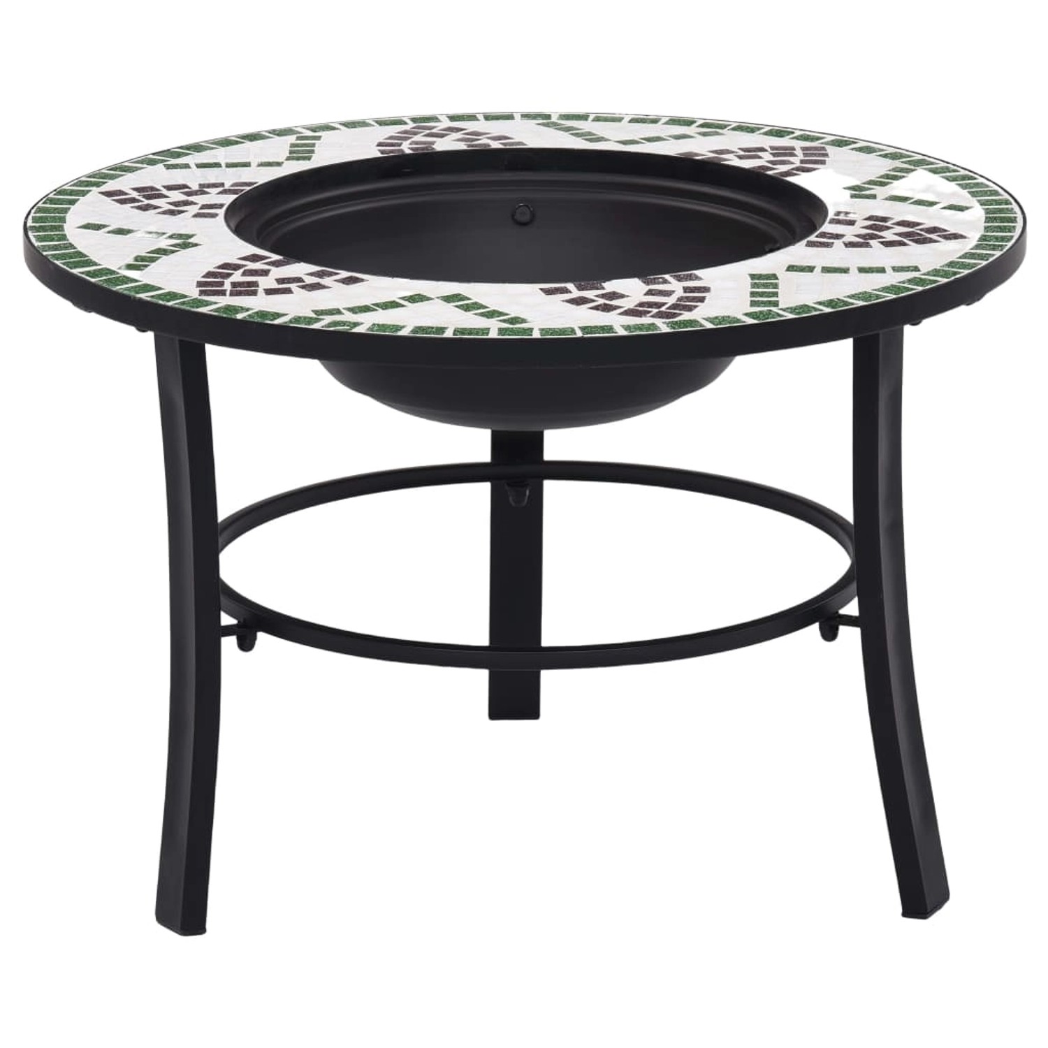 vidaXL Feuerstelle Mosaik Keramik Grün 68 cm vidaXL Feuerstelle Mosaik Keramik Grün 68 cm von VIDAXL