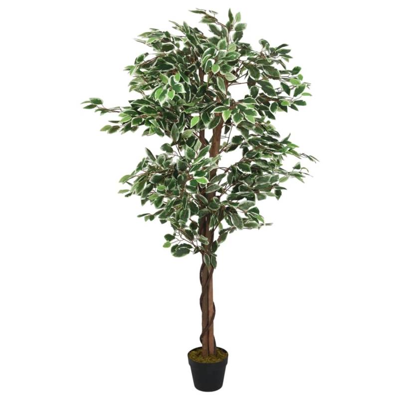 vidaXL Ficusbaum Künstlich 1260 Blätter 200 cm Grün Modell 1 von VIDAXL
