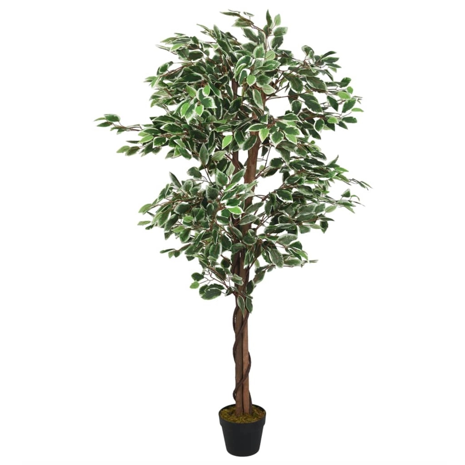 vidaXL Ficusbaum Künstlich 630 Blätter 120 cm Grün Modell 1 von VIDAXL