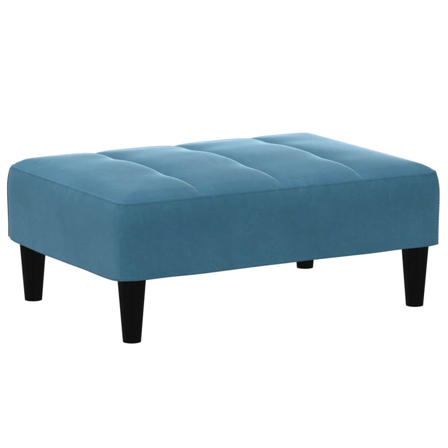 vidaXL Fußhocker Blau 77x55x31 cm Samt Modell 1 vidaXL Fußhocker Blau 77x55x31 cm Samt Modell 1 von VIDAXL