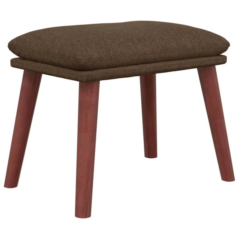 vidaXL Fußhocker Braun 45x29,5x39 cm Stoff Modell 1 von VIDAXL