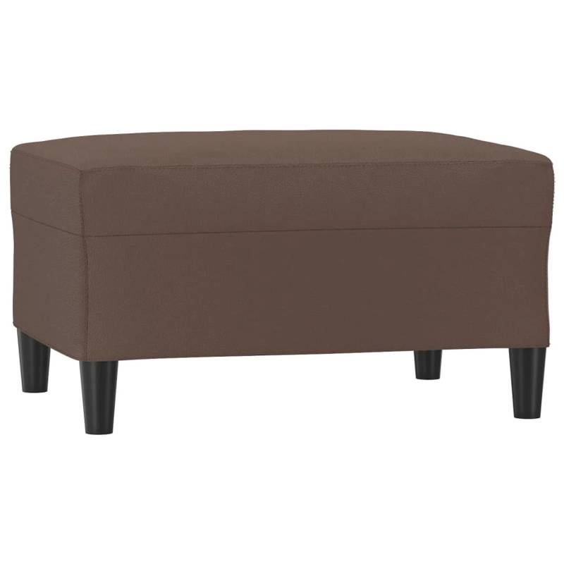vidaXL Fußhocker Braun 70x55x41 cm Kunstleder Modell 1 von VIDAXL