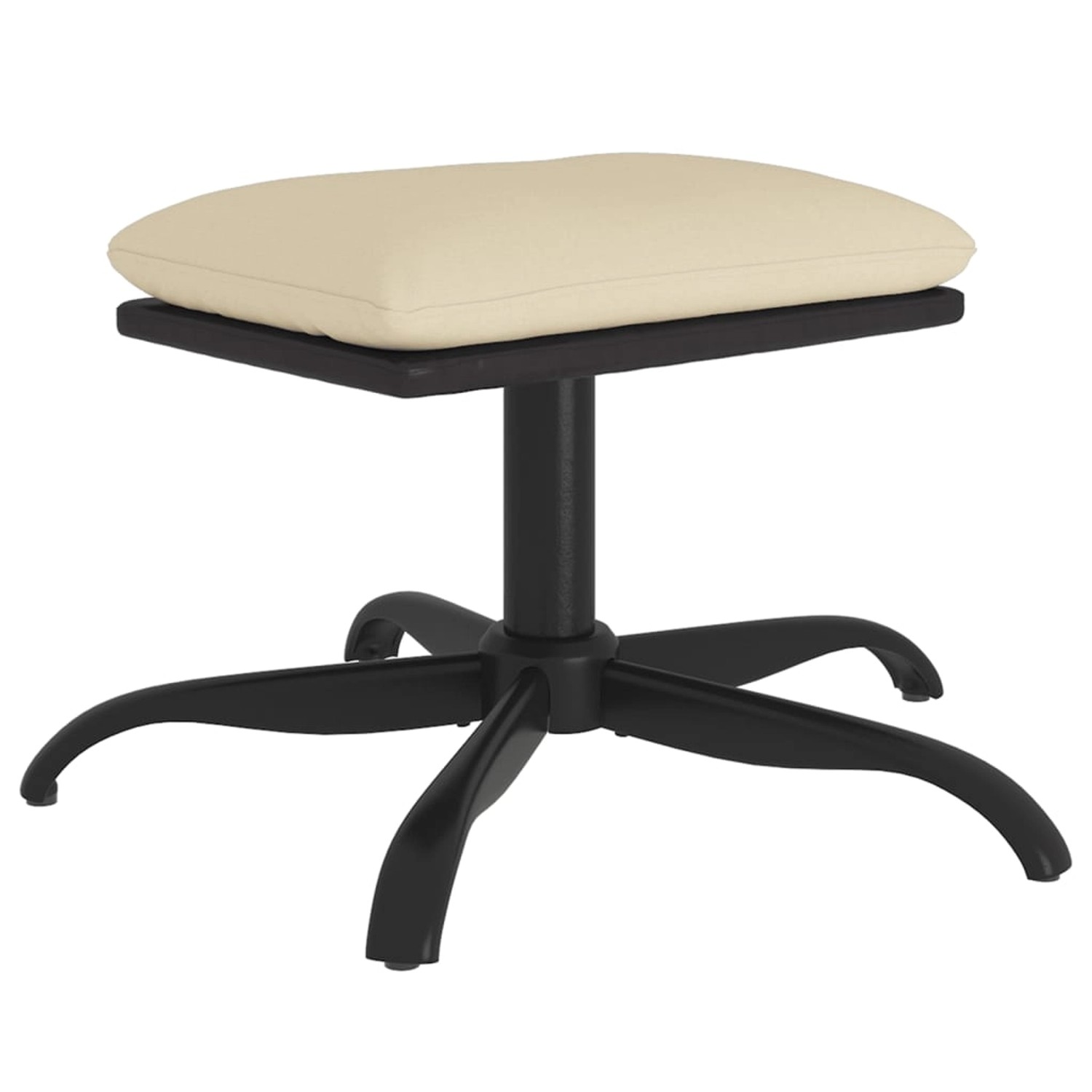vidaXL Fußhocker Creme 60x60x39 cm Stoff und Kunstleder Modell 1 vidaXL Fußhocker Creme 60x60x39 cm Stoff und Kunstleder Modell 1 von VIDAXL