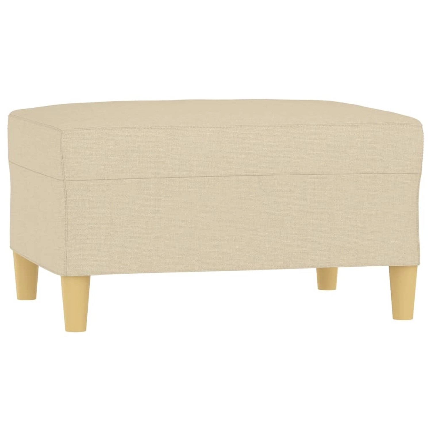 vidaXL Fußhocker Creme 70x55x41 cm Stoff Modell 2 vidaXL Fußhocker Creme 70x55x41 cm Stoff Modell 2 von VIDAXL