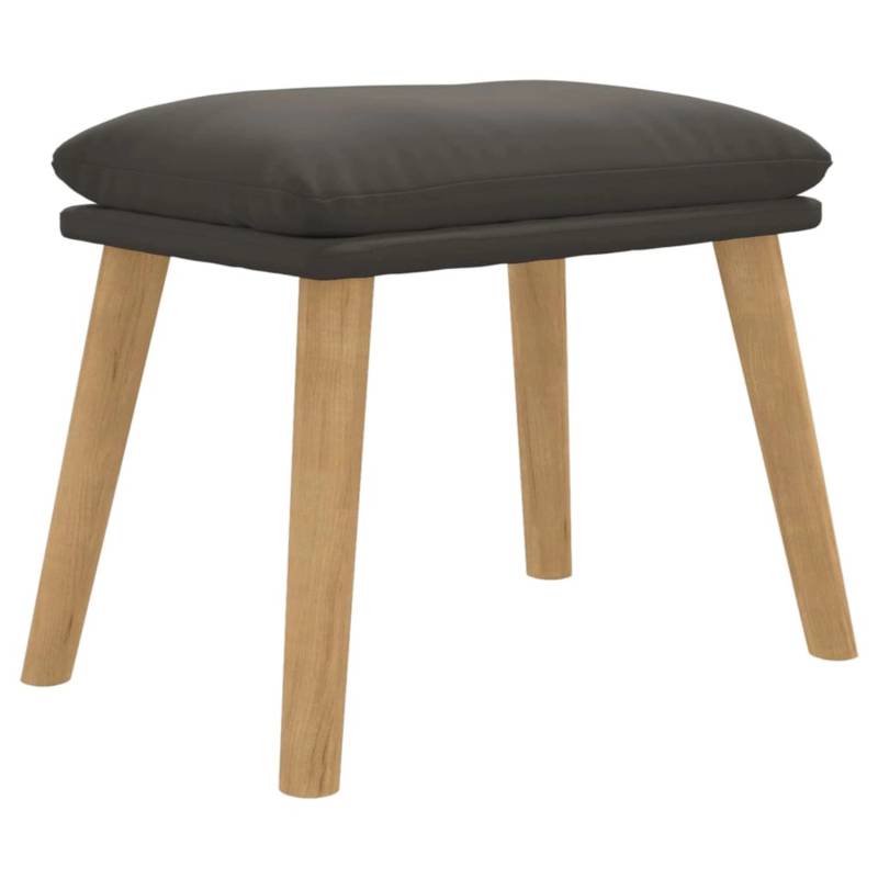 vidaXL Fußhocker Dunkelgrau 45x29,5x39 cm Samt Modell 3 von VIDAXL