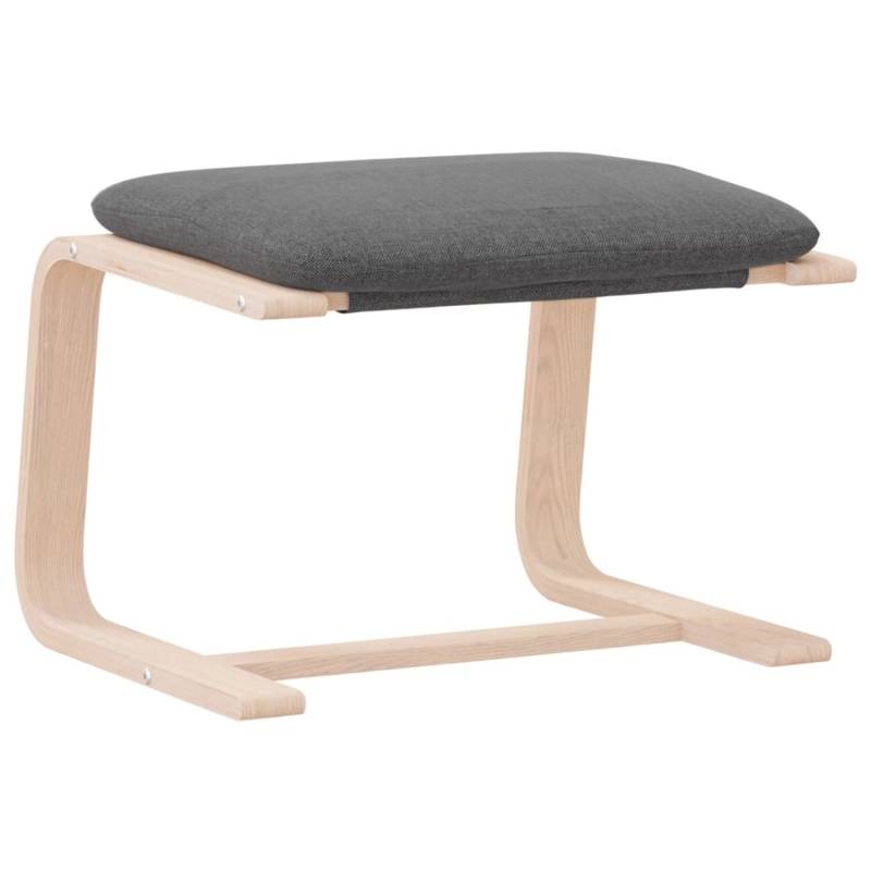 vidaXL Fußhocker Dunkelgrau 51x41x40 cm Stoff von VIDAXL