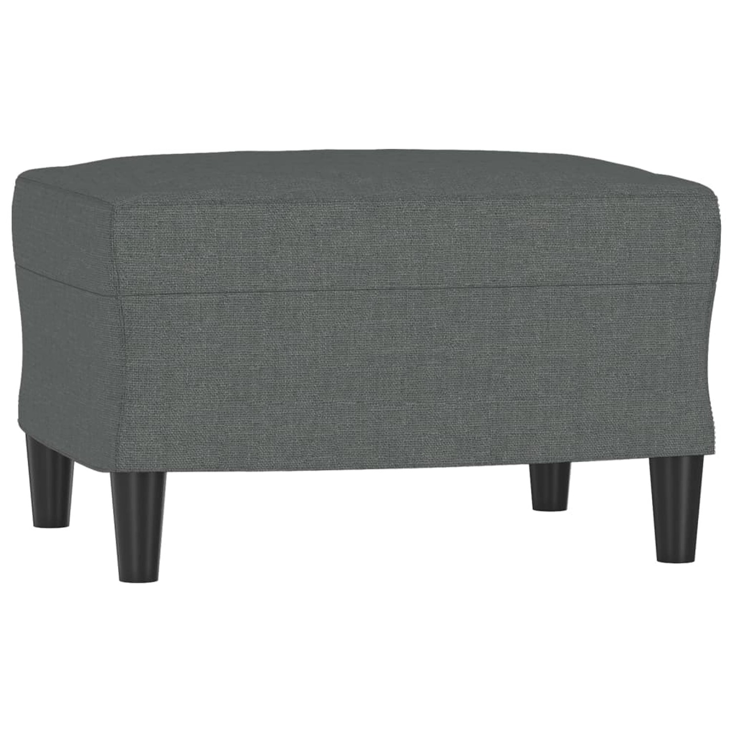 vidaXL Fußhocker Dunkelgrau 60x50x41 cm Stoff Modell 3 vidaXL Fußhocker Dunkelgrau 60x50x41 cm Stoff Modell 3 von VIDAXL