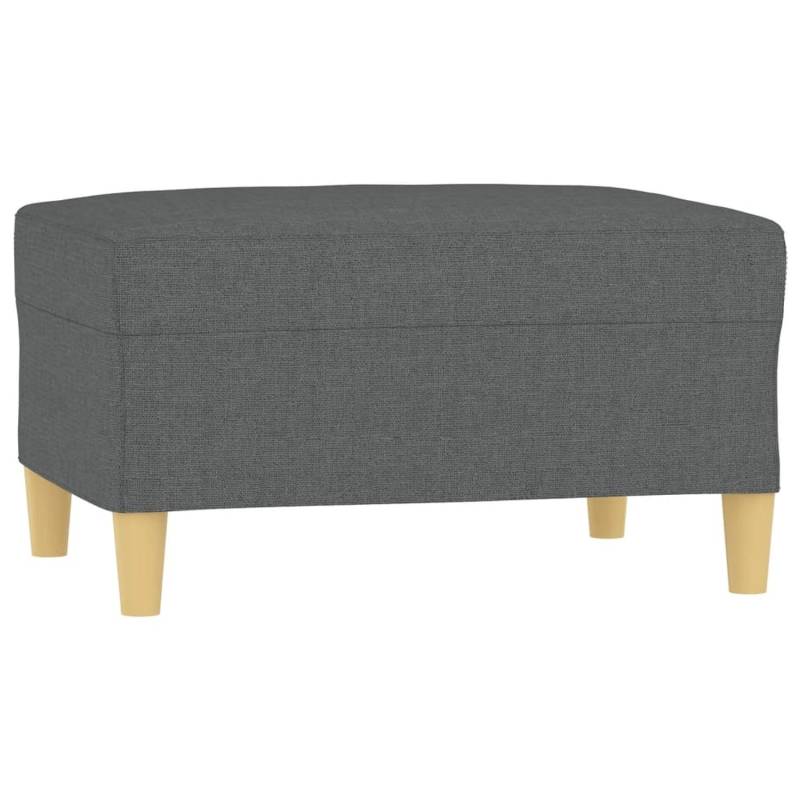 vidaXL Fußhocker Dunkelgrau 70x55x41 cm Stoff Modell 2 von VIDAXL