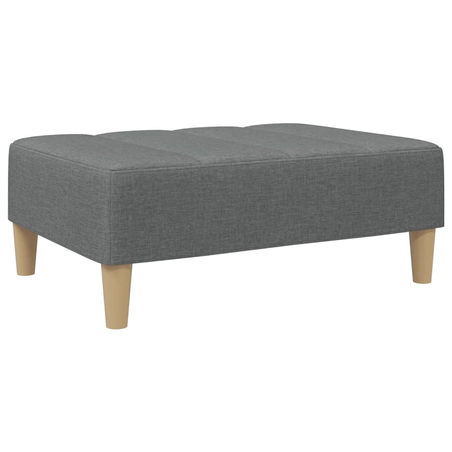 vidaXL Fußhocker Dunkelgrau 77x55x31 cm Stoff vidaXL Fußhocker Dunkelgrau 77x55x31 cm Stoff von VIDAXL