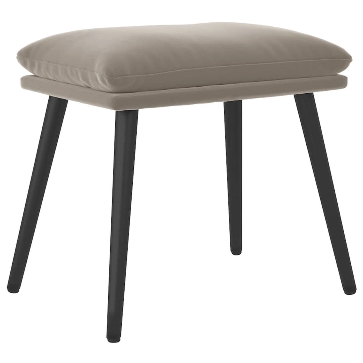 vidaXL Fußhocker Hellgrau 45x29,5x39 cm Samt Modell 3 vidaXL Fußhocker Hellgrau 45x29,5x39 cm Samt Modell 3 von VIDAXL