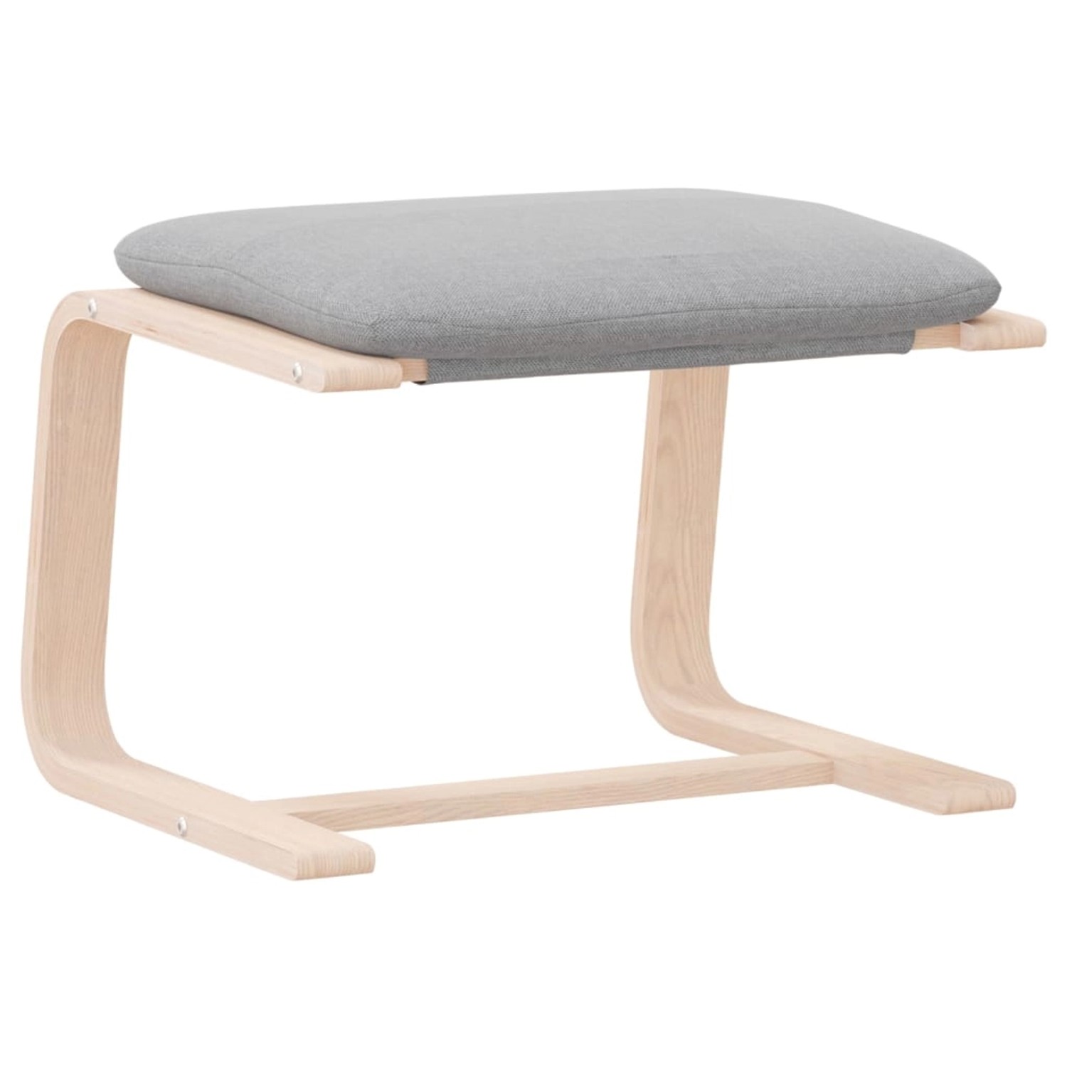 vidaXL Fußhocker Hellgrau 51x41x40 cm Stoff Modell 1 vidaXL Fußhocker Hellgrau 51x41x40 cm Stoff Modell 1 von VIDAXL