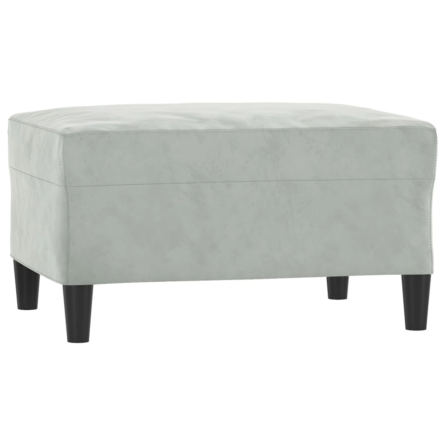 vidaXL Fußhocker Hellgrau 70x55x41 cm Samt vidaXL Fußhocker Hellgrau 70x55x41 cm Samt von VIDAXL