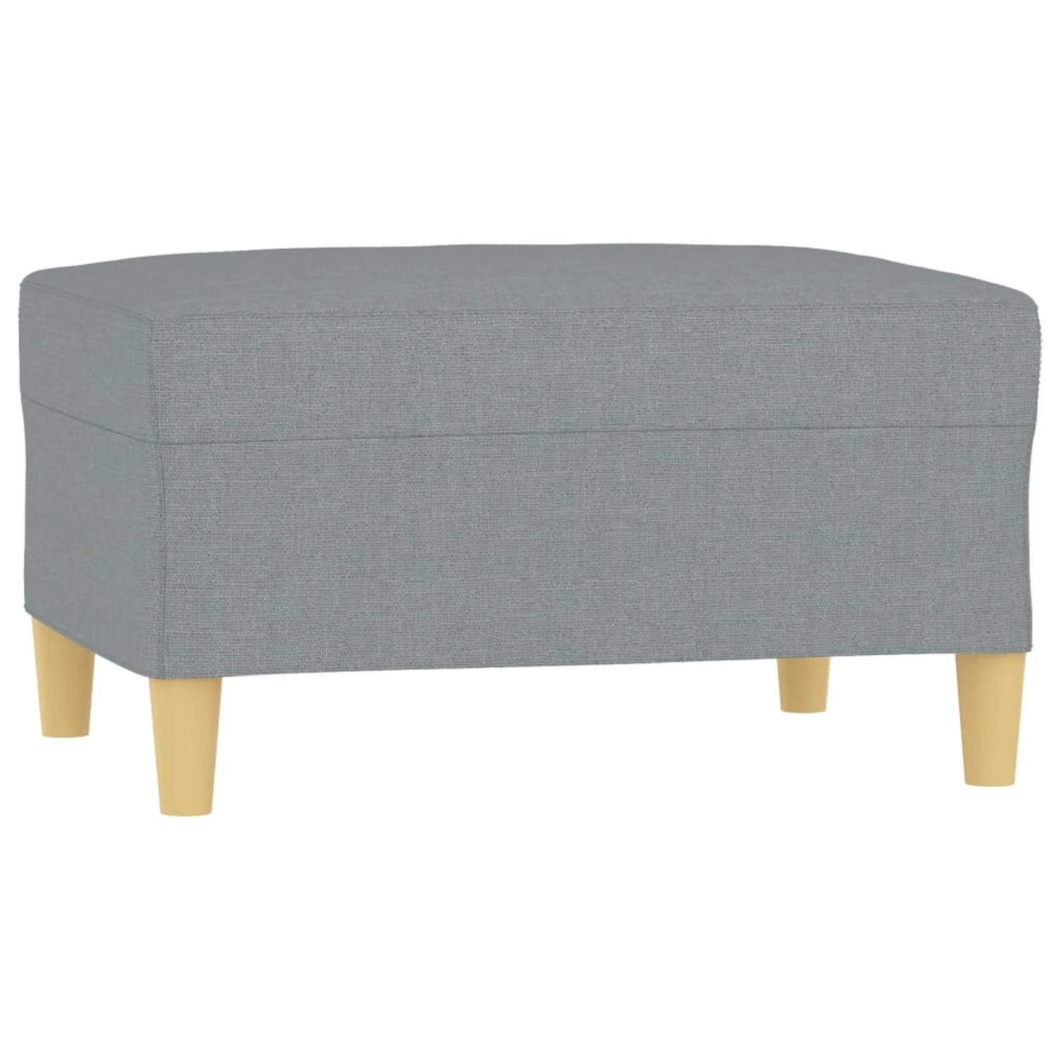 vidaXL Fußhocker Hellgrau 70x55x41 cm Stoff Modell 3 vidaXL Fußhocker Hellgrau 70x55x41 cm Stoff Modell 3 von VIDAXL
