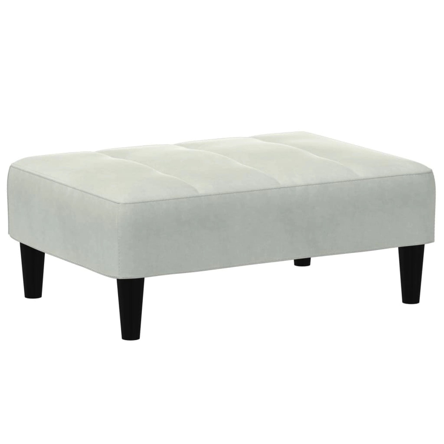 vidaXL Fußhocker Hellgrau 77x55x31 cm Samt Modell 1 vidaXL Fußhocker Hellgrau 77x55x31 cm Samt Modell 1 von VIDAXL