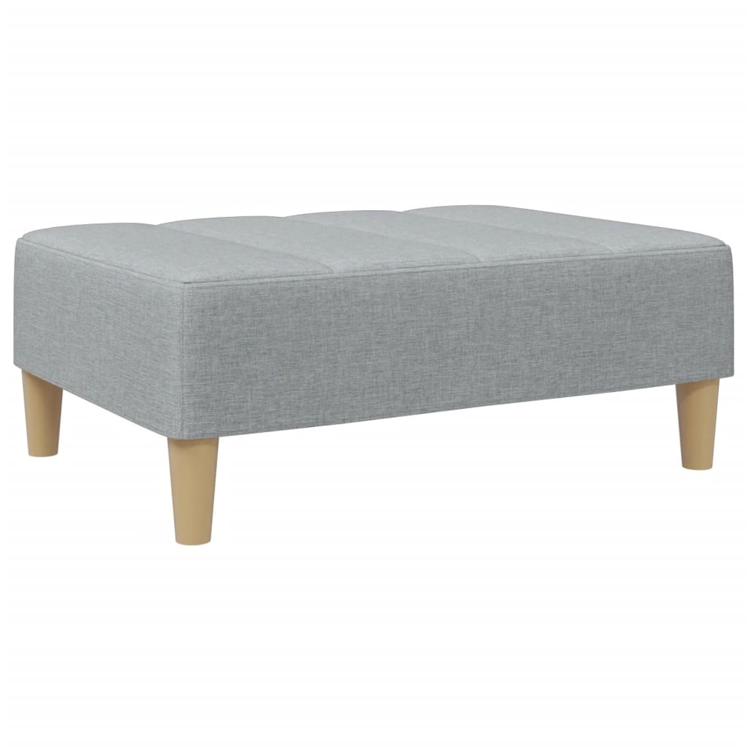 vidaXL Fußhocker Hellgrau 77x55x31 cm Stoff Modell 1 vidaXL Fußhocker Hellgrau 77x55x31 cm Stoff Modell 1 von VIDAXL