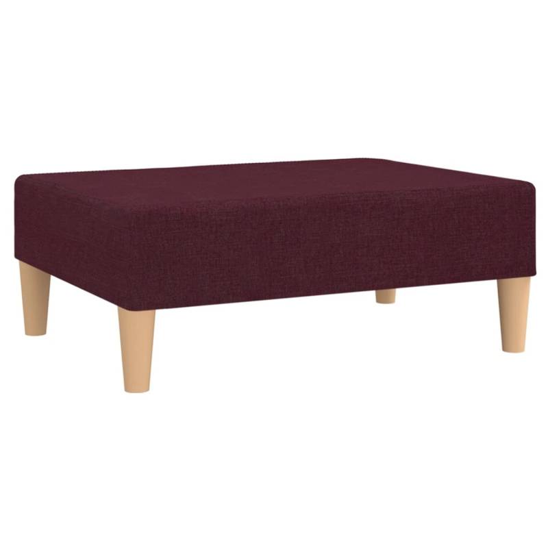 vidaXL Fußhocker Lila 78x56x32 cm Stoff Modell 1 von VIDAXL