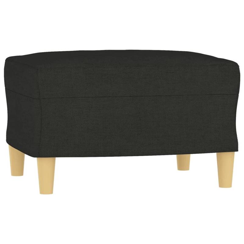 vidaXL Fußhocker Schwarz 60x50x41 cm Stoff Modell 1 von VIDAXL
