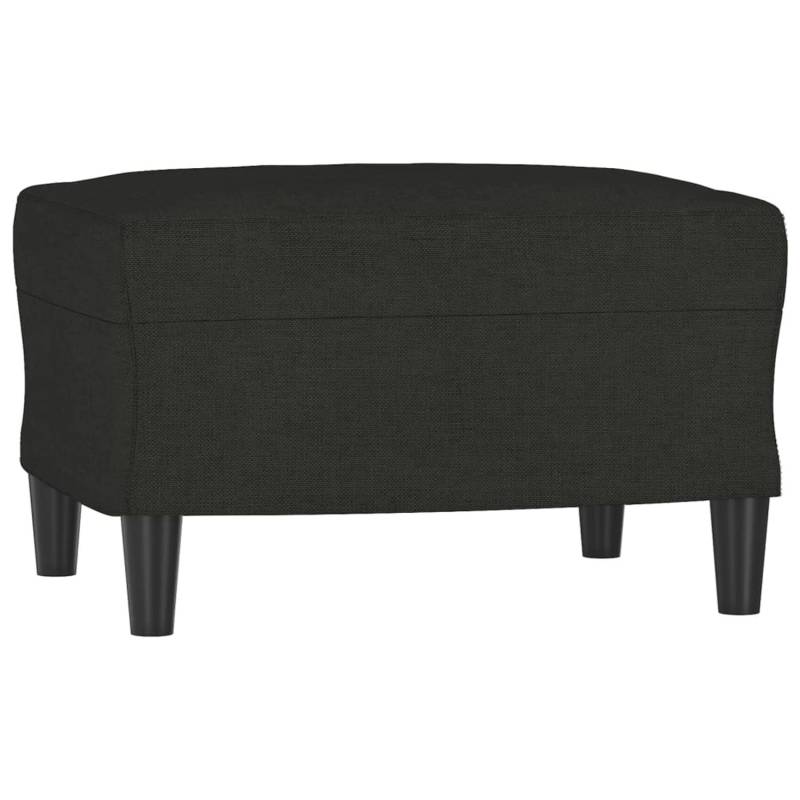 vidaXL Fußhocker Schwarz 60x50x41 cm Stoff Modell 3 von VIDAXL