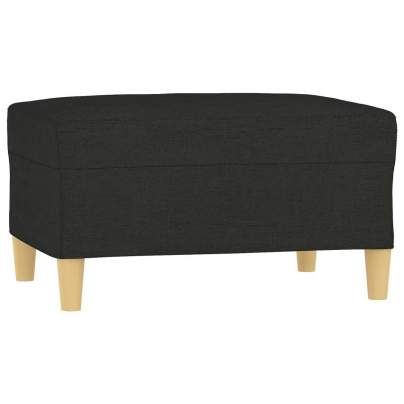 vidaXL Fußhocker Schwarz 70x55x41 cm Stoff Modell 1 von VIDAXL