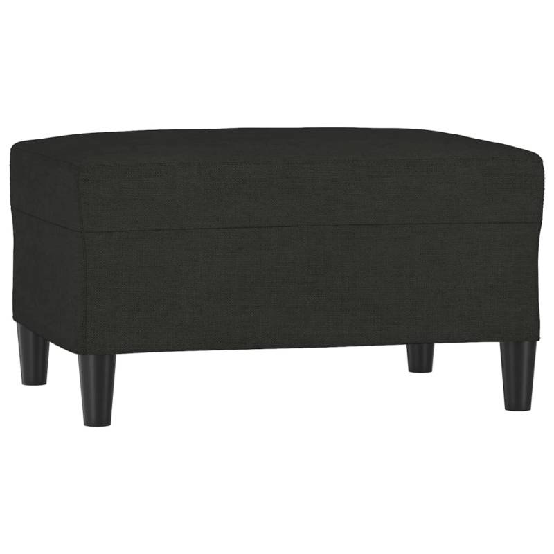 vidaXL Fußhocker Schwarz 70x55x41 cm Stoff Modell 3 von VIDAXL