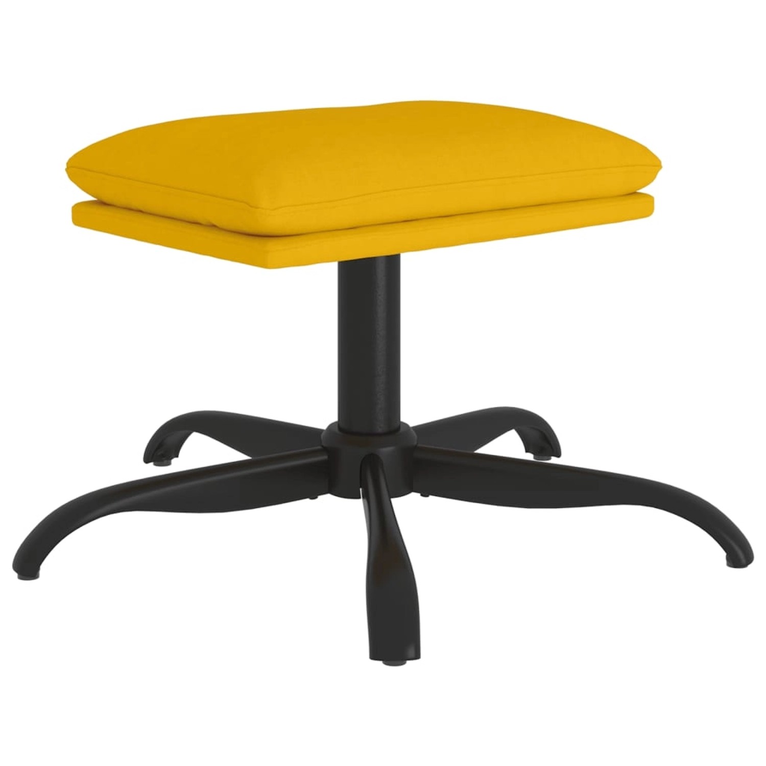 vidaXL Fußhocker Senfgelb 60x60x39 cm Samt Modell 1 vidaXL Fußhocker Senfgelb 60x60x39 cm Samt Modell 1 von VIDAXL