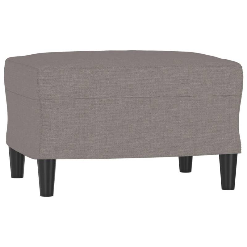 vidaXL Fußhocker Taupe 60x50x41 cm Stoff Modell 2 von VIDAXL
