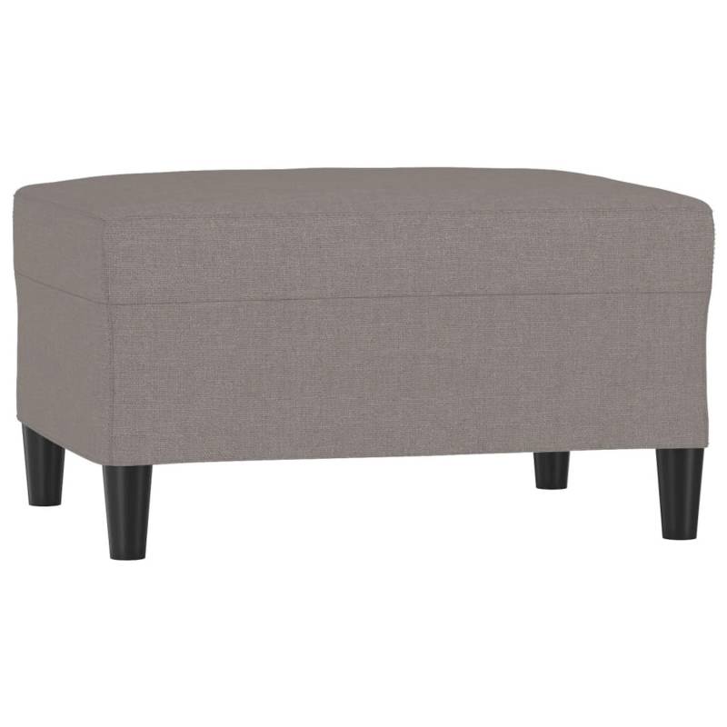 vidaXL Fußhocker Taupe 70x55x41 cm Stoff Modell 2 von VIDAXL