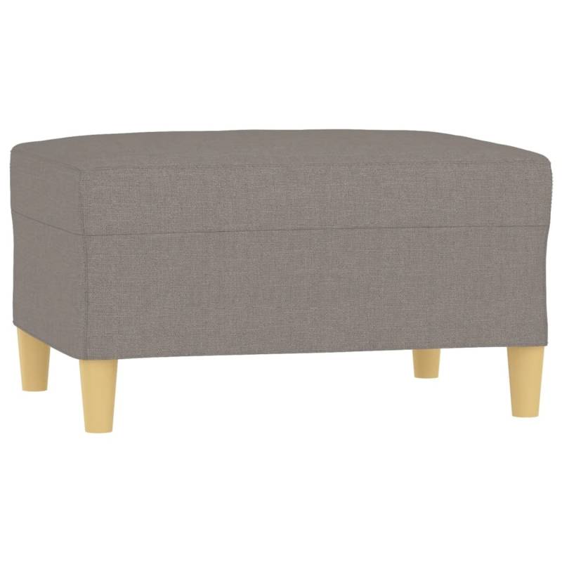 vidaXL Fußhocker Taupe 70x55x41 cm Stoff Modell 3 von VIDAXL