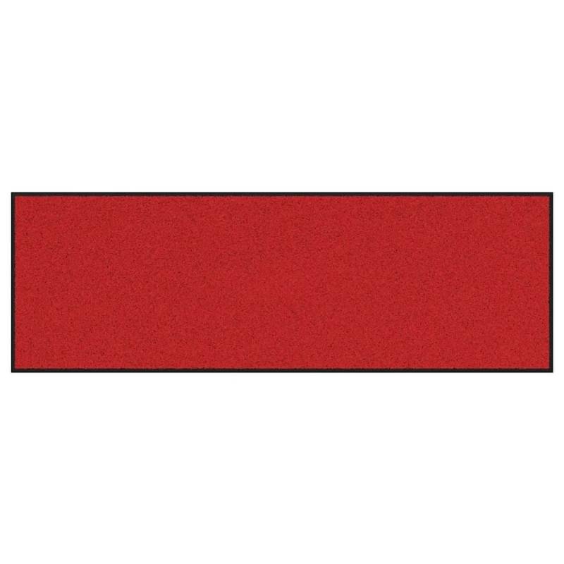 vidaXL Fußmatte Rot und Schwarz 60 x 180 cm Polypropylen und Vinyl 4100792 von VIDAXL