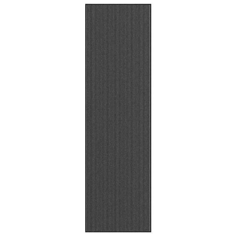 vidaXL Fußmatte Streifen Schwarz und Grau 115x400 cm 4105599 vidaXL Fußmatte Streifen Schwarz und Grau 115x400 cm 4105599 von VIDAXL