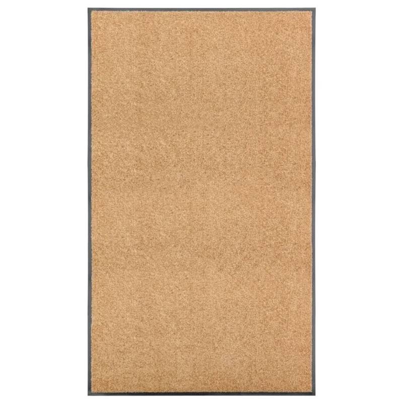 vidaXL Fußmatte Waschbar Creme 90x150 cm 323467 von VIDAXL