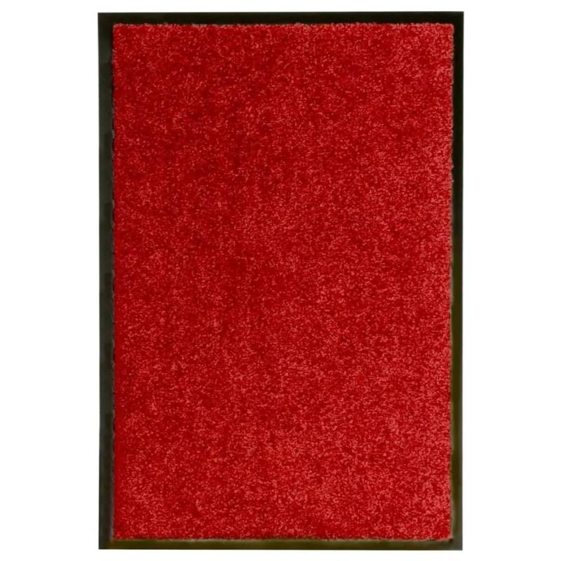 vidaXL Fußmatte Waschbar Rot 40x60 cm 323421 vidaXL Fußmatte Waschbar Rot 40x60 cm 323421 von VIDAXL