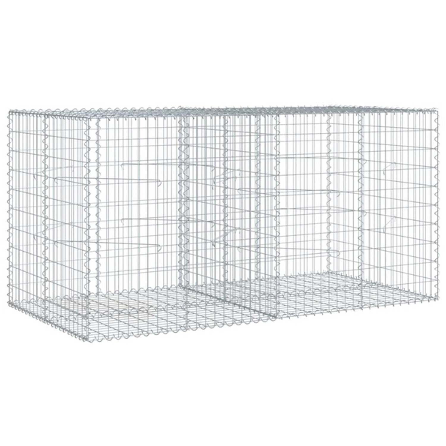 vidaXL Gabione mit Deckel 200x100x100 cm Eisen 2157959 vidaXL Gabione mit Deckel 200x100x100 cm Eisen 2157959 von VIDAXL