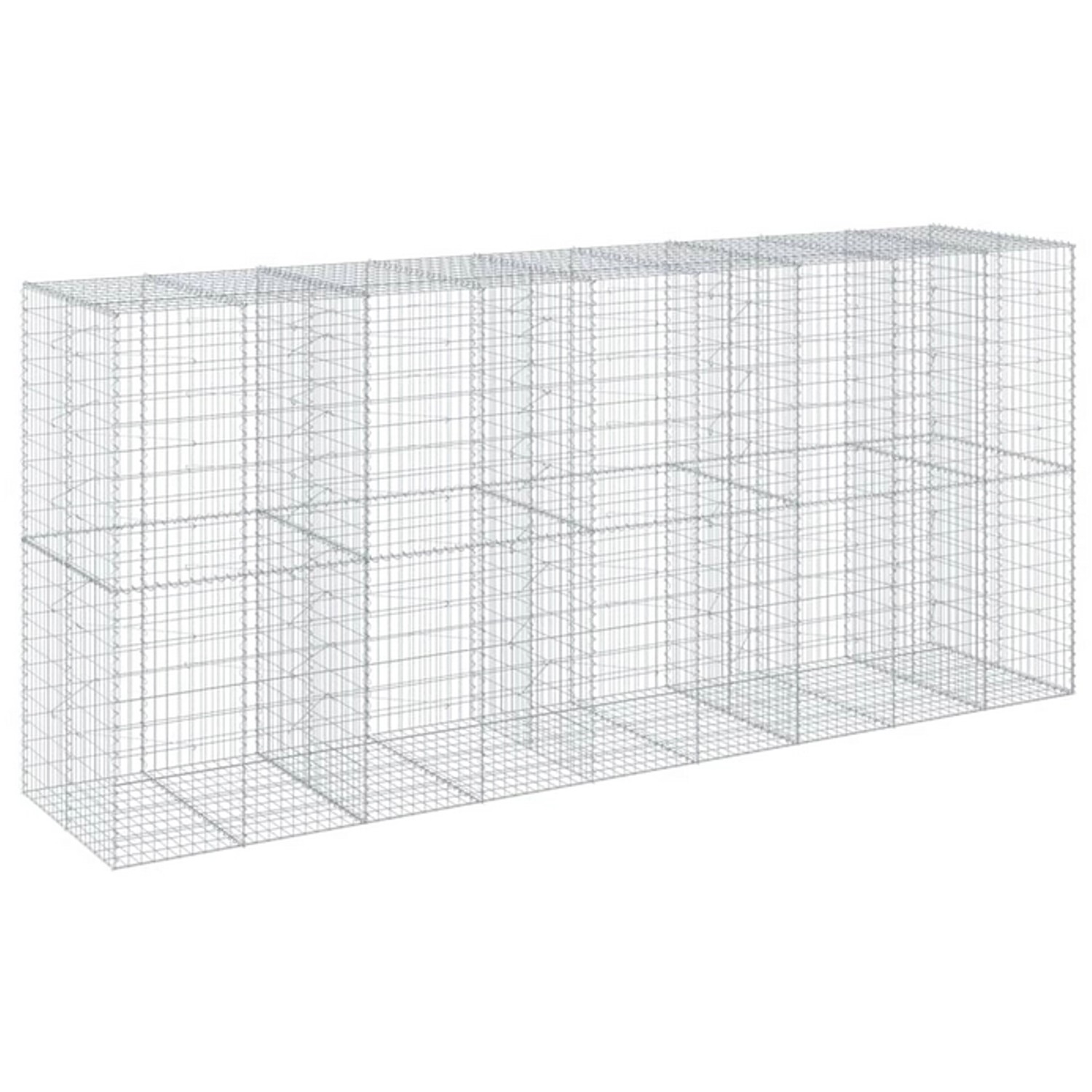 vidaXL Gabione mit Deckel 450x100x200 cm Eisen 2162884 vidaXL Gabione mit Deckel 450x100x200 cm Eisen 2162884 von VIDAXL