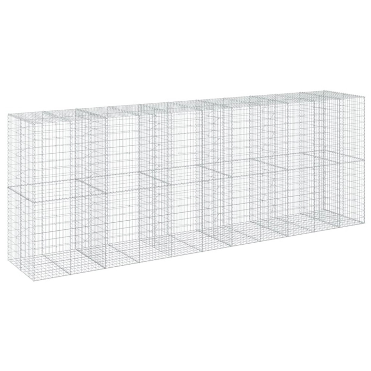 vidaXL Gabione mit Deckel 550x100x200 cm Eisen 2149676 vidaXL Gabione mit Deckel 550x100x200 cm Eisen 2149676 von VIDAXL