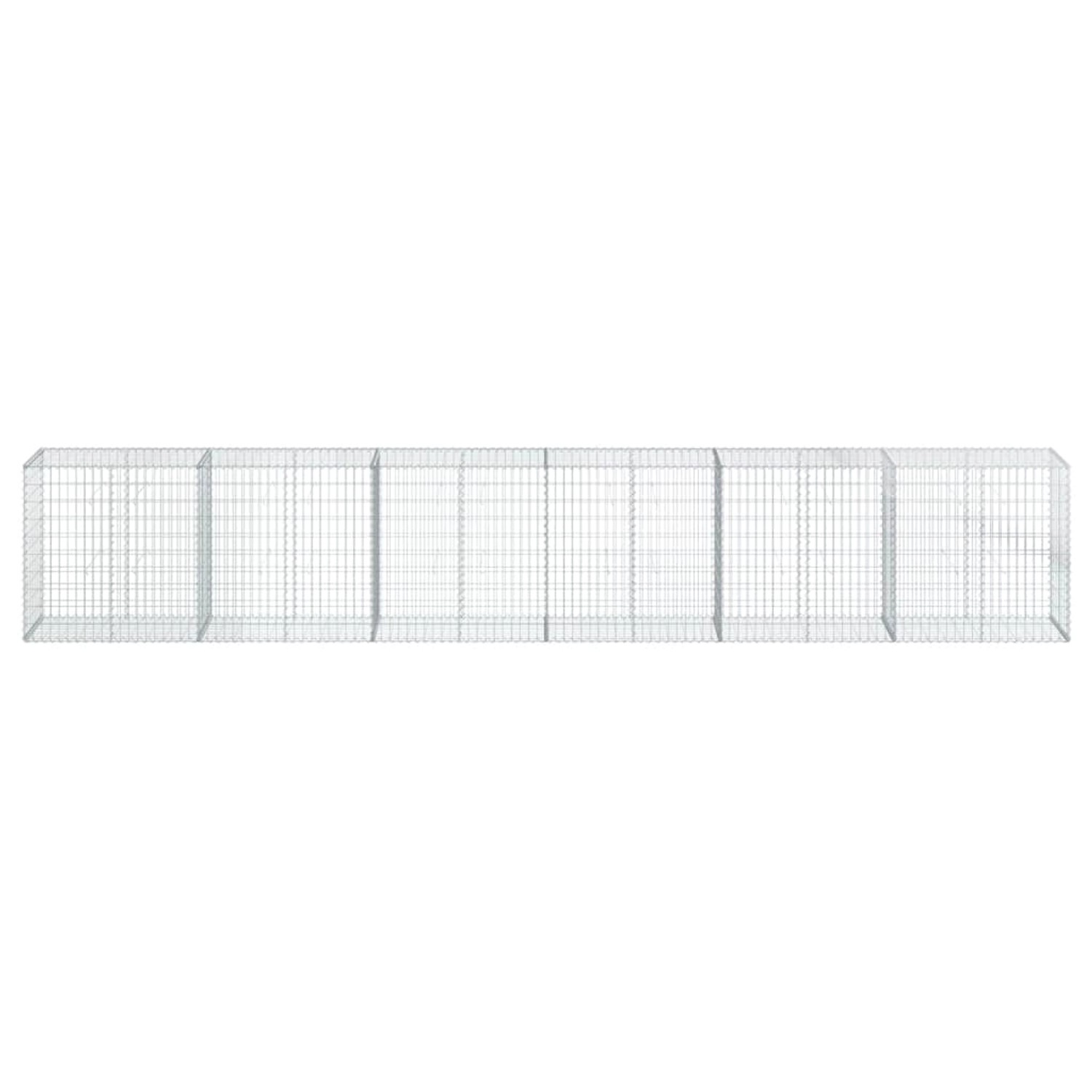 vidaXL Gabione mit Deckel 600x50x100 cm Eisen 2149656 vidaXL Gabione mit Deckel 600x50x100 cm Eisen 2149656 von VIDAXL