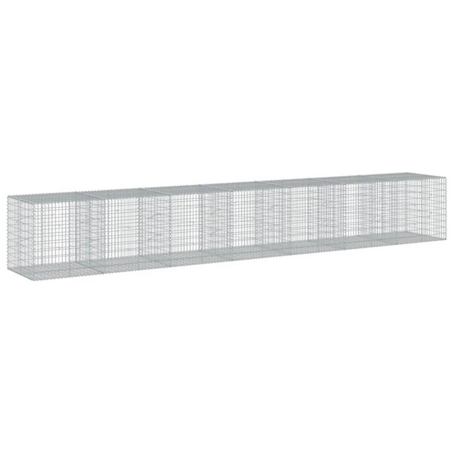 vidaXL Gabione mit Deckel 700x100x100 cm Eisen 2157967 vidaXL Gabione mit Deckel 700x100x100 cm Eisen 2157967 von VIDAXL
