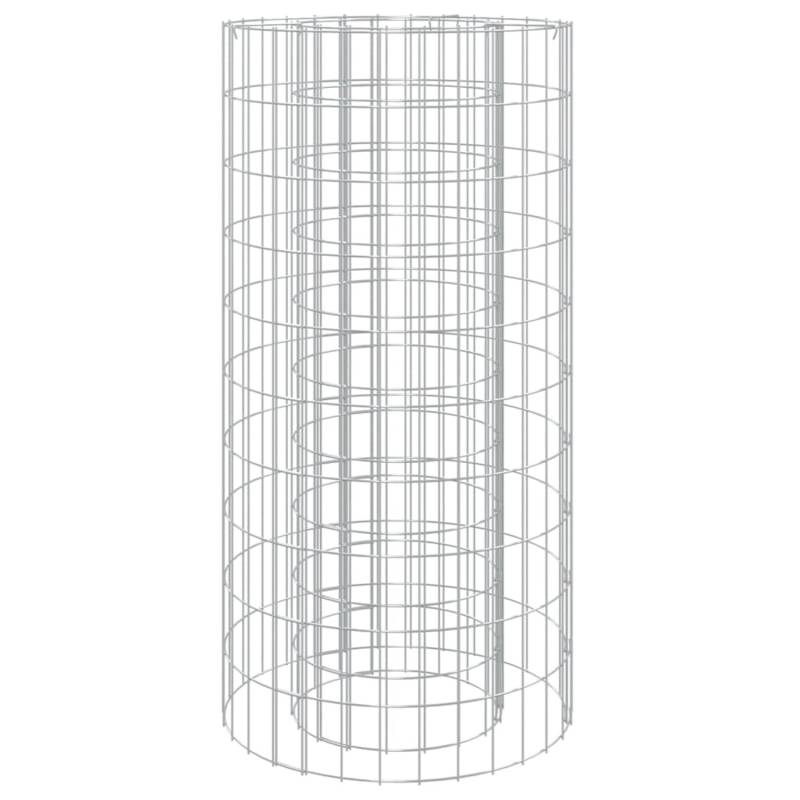 vidaXL Gabionen-Feuerstelle Ø 50 cm Verzinktes Eisen Modell 1 von VIDAXL